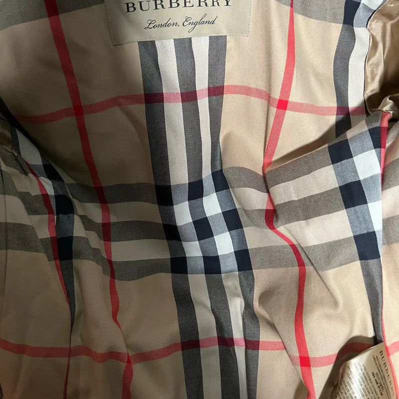 Burberry Burberry Women's Khaki Cotton Trench Coat Size XS / US 0-2 / IT 36-38 - 3 Thumbnail