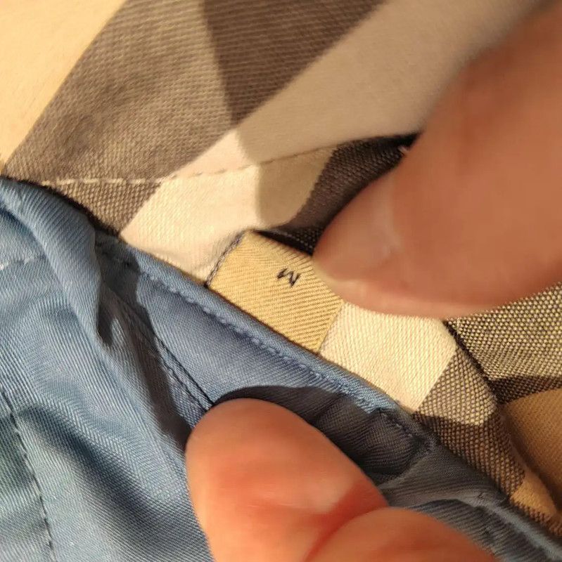 Burberry Burberry M Size Blue Silk Blend Coat Size M / US 6-8 / IT 42-44 - 3 Thumbnail