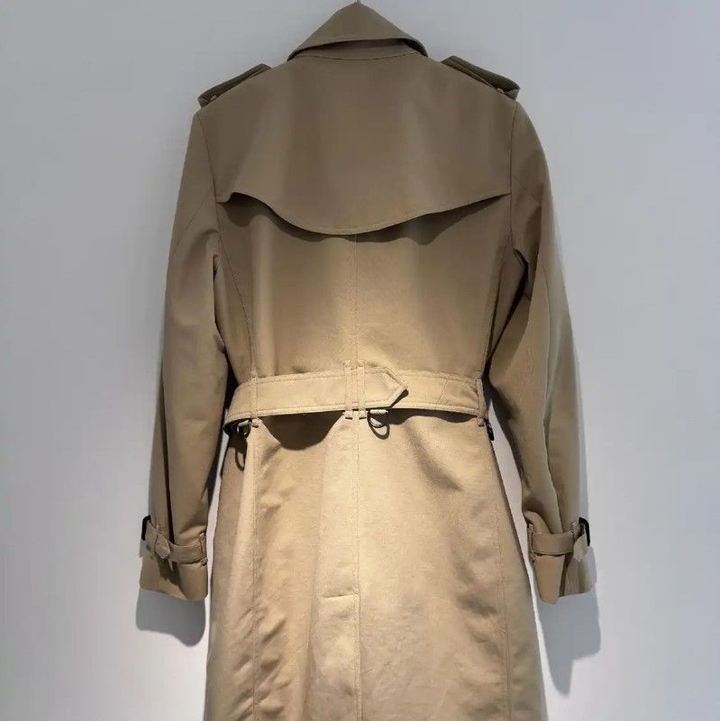 Burberry Burberry Women's Beige Polyester Trench Coat Size M / US 6-8 / IT 42-44 - 2 Thumbnail