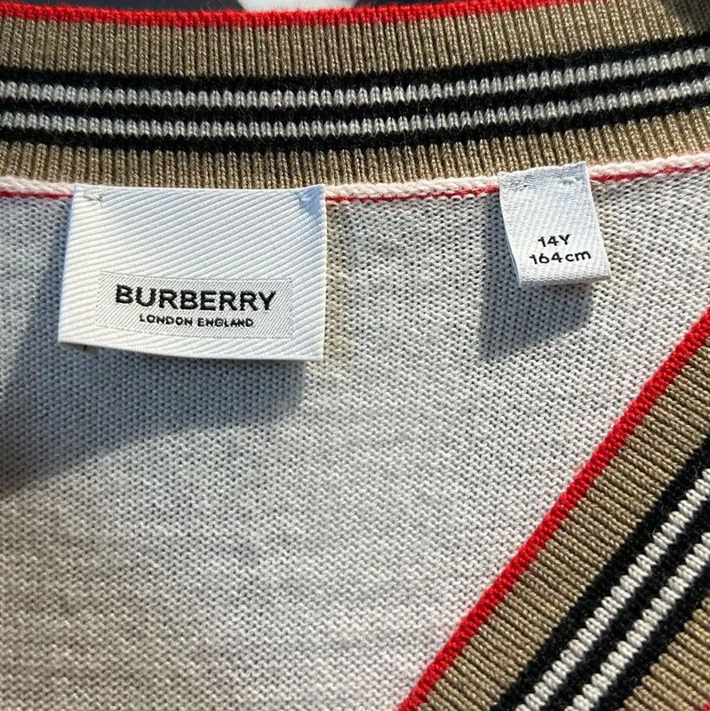 Burberry Burberry White Wool Cardigan for Women Size ONE SIZE - 3 Thumbnail