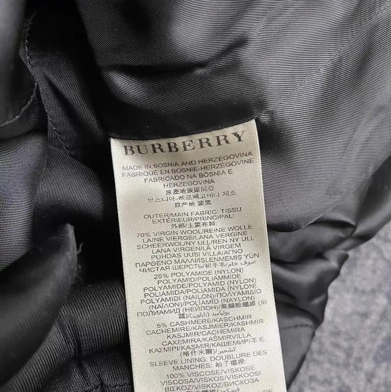Burberry Burberry Gray Wool Double-Breasted Winter Coat Size M / US 6-8 / IT 42-44 - 6 Thumbnail