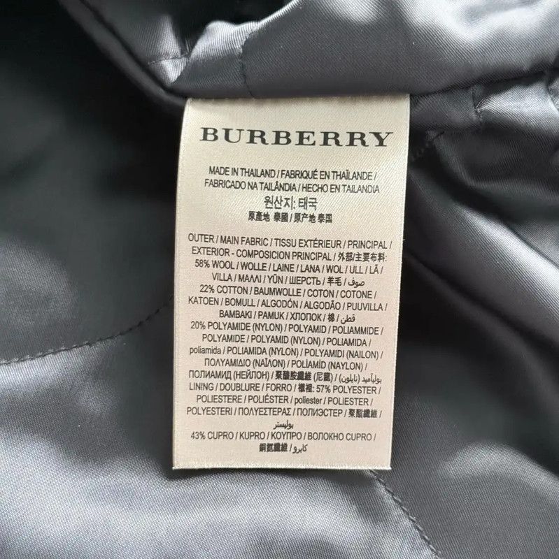 Burberry Burberry Black Women's Cotton Jacket Size M / US 6-8 / IT 42-44 - 6 Thumbnail