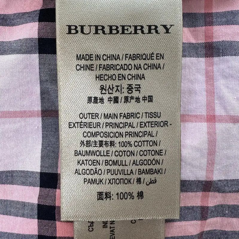 Burberry Burberry Pink Plaid Dress for Women Size XS / US 0-2 / IT 36-38 - 8 Thumbnail