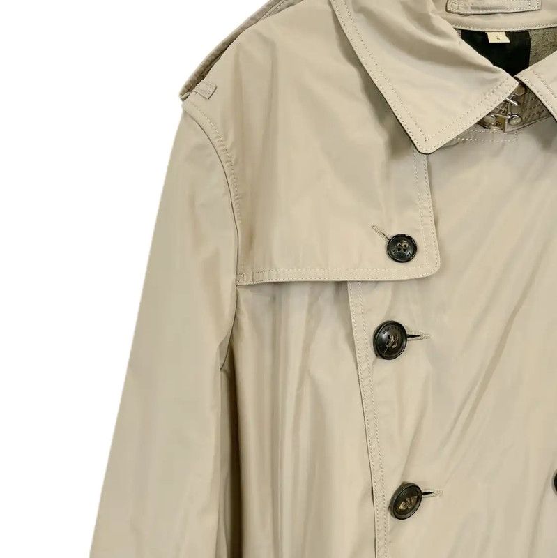 Burberry Burberry Khaki Cotton Trench Coat for Women Size L / US 10 / IT 46 - 4 Thumbnail