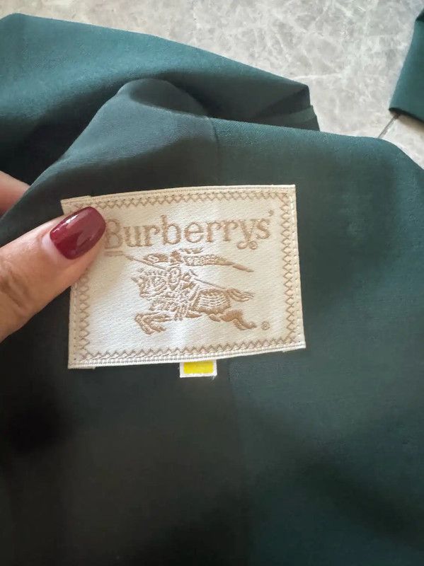 Burberry Burberry Green Wool Long Coat for Women Size XL / US 12-14 / IT 48-50 - 10 Thumbnail