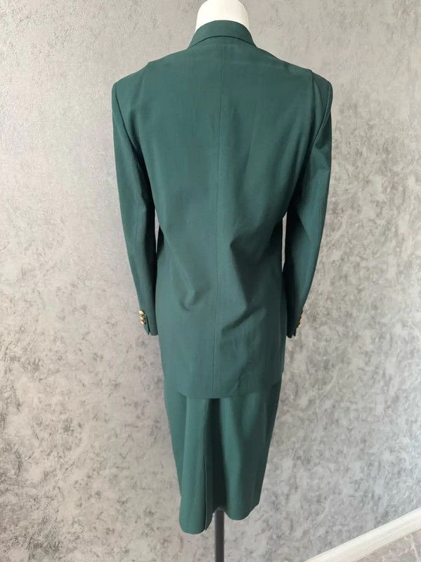 Burberry Burberry Green Wool Long Coat for Women Size XL / US 12-14 / IT 48-50 - 6 Thumbnail