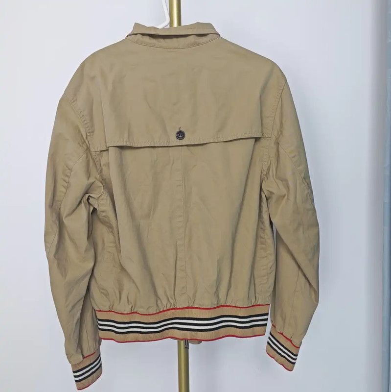 Burberry Burberry Women's Khaki Cotton Jacket for Spring Size L / US 10 / IT 46 - 7 Thumbnail