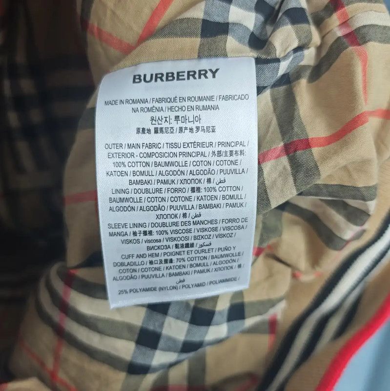 Burberry Burberry Women's Khaki Cotton Jacket for Spring Size L / US 10 / IT 46 - 5 Thumbnail