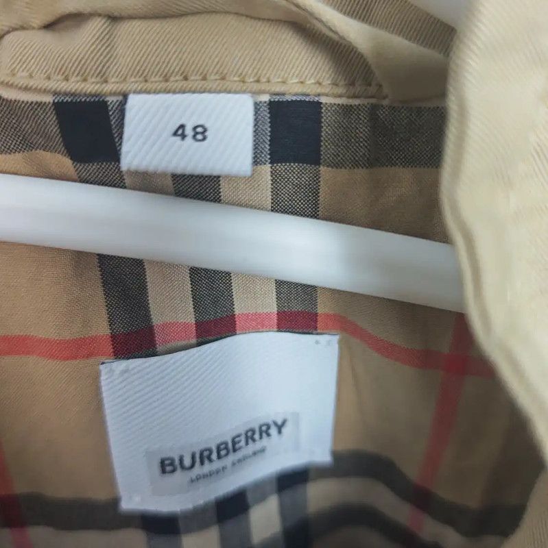 Burberry Burberry Women's Khaki Cotton Jacket for Spring Size L / US 10 / IT 46 - 4 Thumbnail