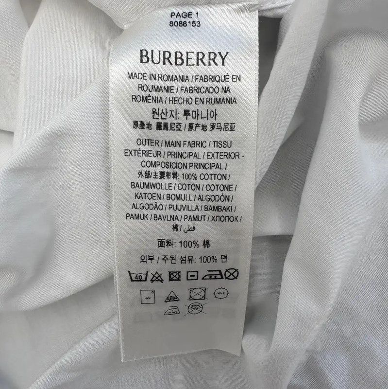 Burberry Burberry White Women's Shirt Size M Size M / US 6-8 / IT 42-44 - 5 Thumbnail