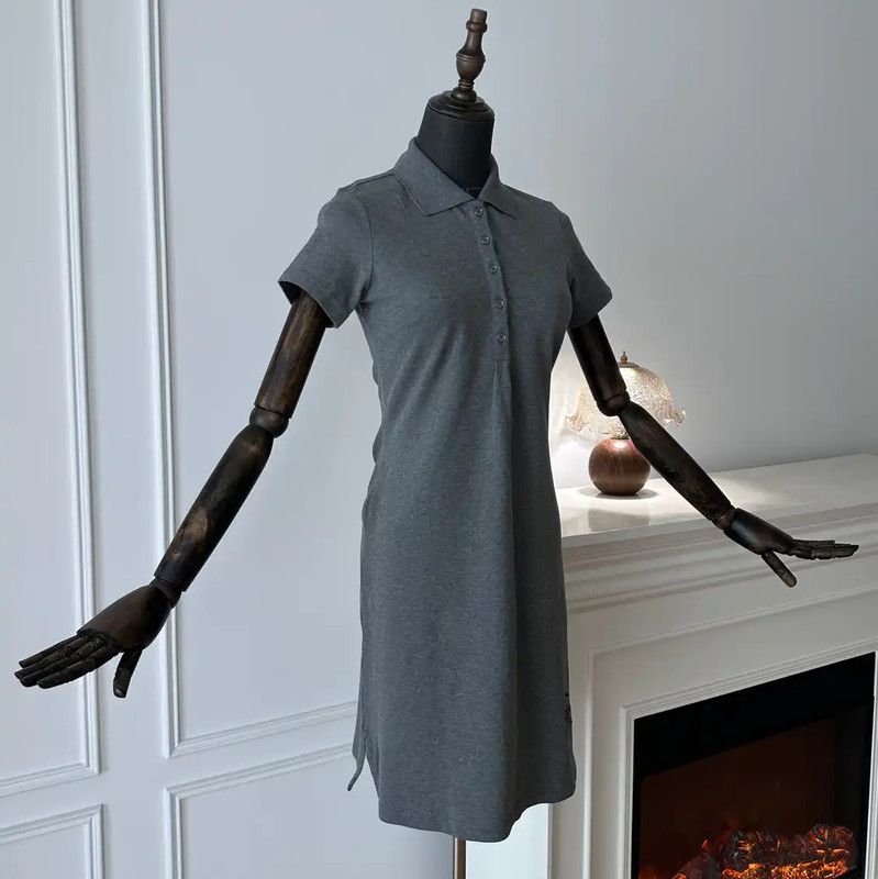 Burberry Burberry Grey Women's Polo Dress Size S Size S / US 4 / IT 40 - 3 Thumbnail