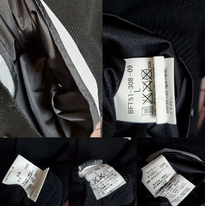 Burberry Burberry Black Wool Long Sleeve Sweater Size L / US 10 / IT 46 - 10 Thumbnail