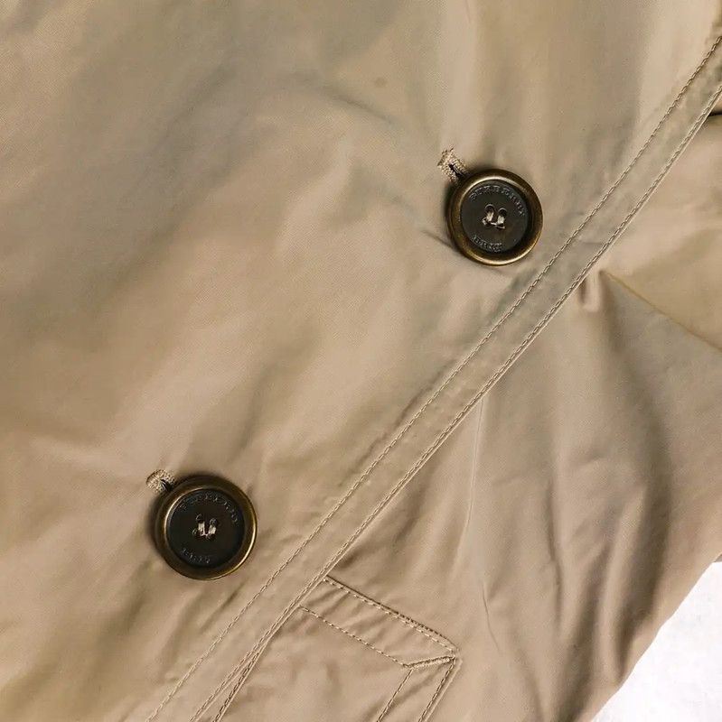 Burberry Burberry M Long Beige Cotton Trench Coat Size M / US 6-8 / IT 42-44 - 10 Thumbnail