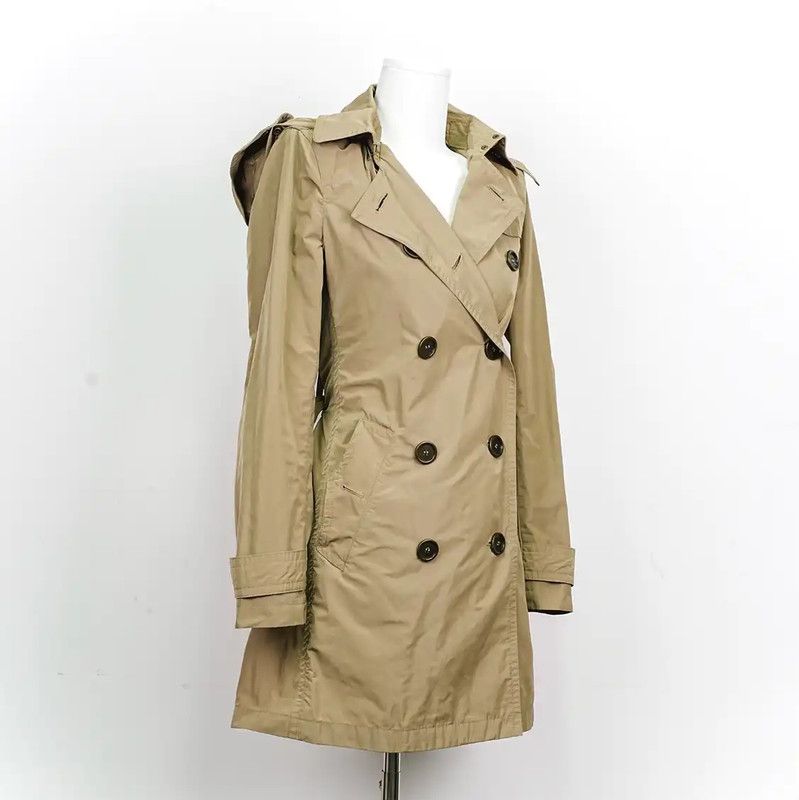 Burberry Burberry M Long Beige Cotton Trench Coat Size M / US 6-8 / IT 42-44 - 3 Thumbnail