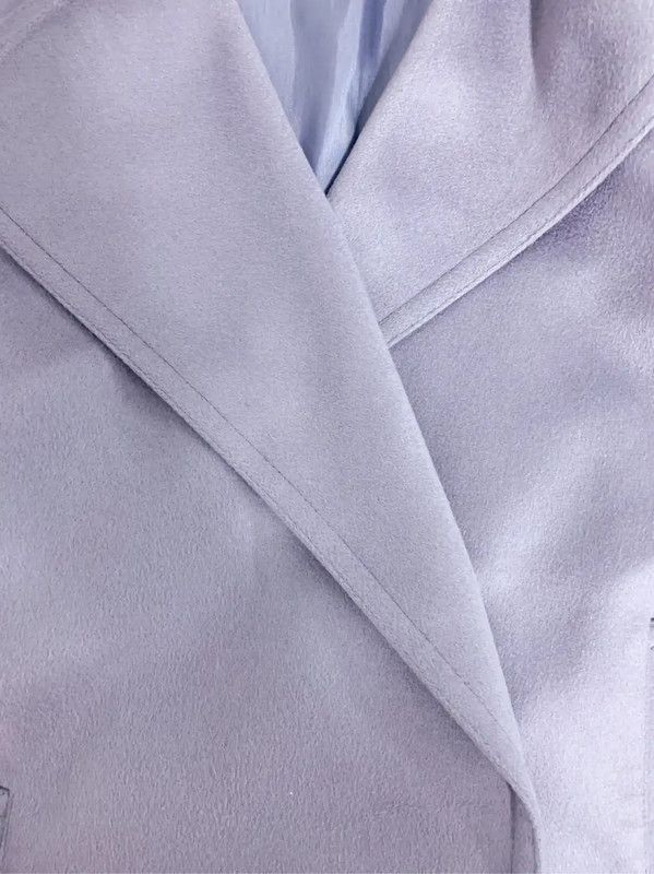 Burberry Burberry Women's Purple Wool Coat Size L / US 10 / IT 46 - 6 Thumbnail