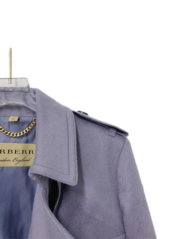 Burberry Burberry Women's Purple Wool Coat Size L / US 10 / IT 46 - 4 Thumbnail