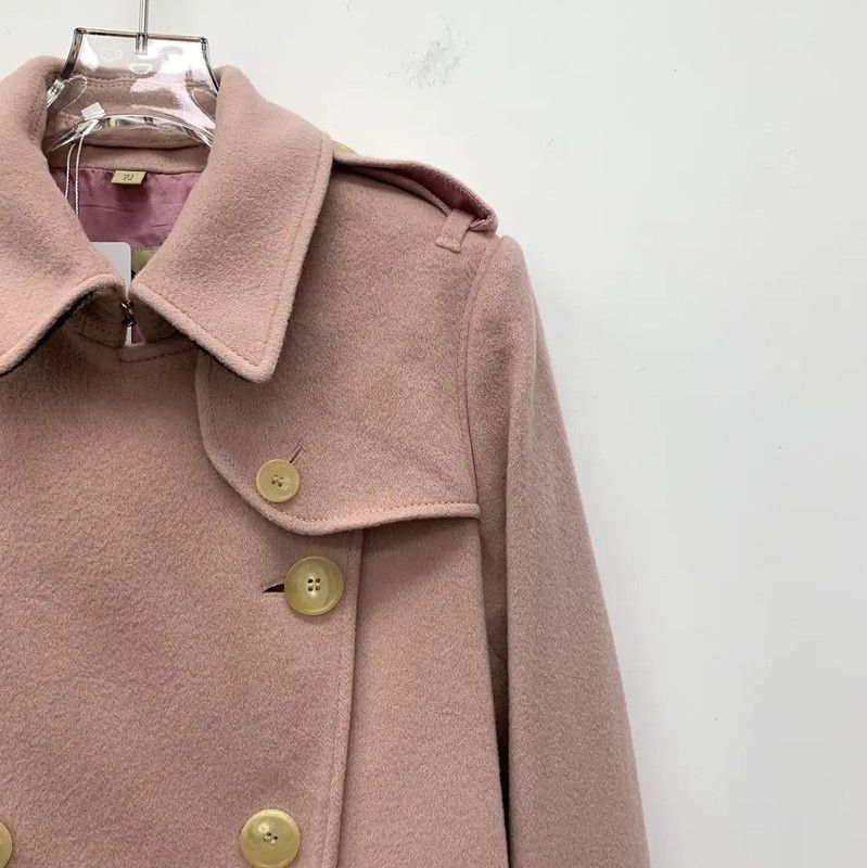 Burberry Burberry Pink Cashmere Women's Coat Size XS / US 0-2 / IT 36-38 - 3 Thumbnail