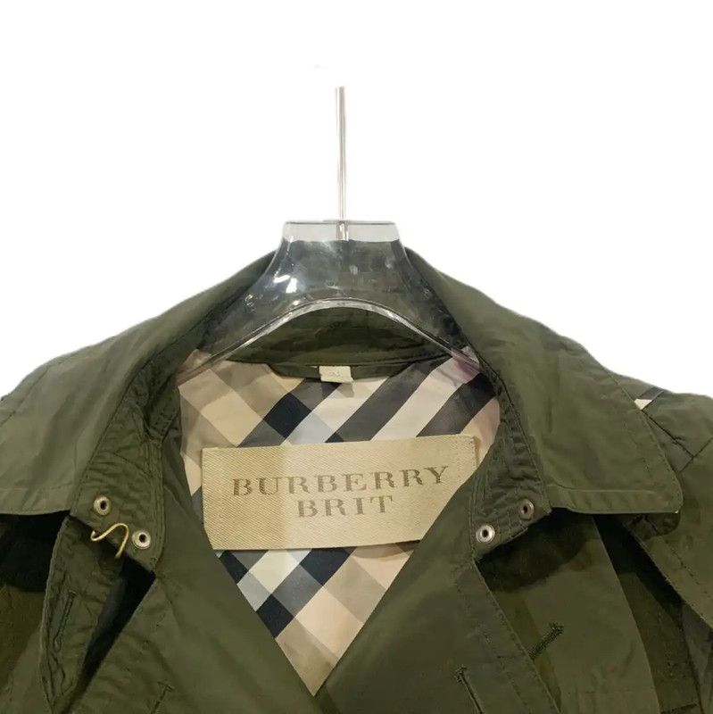 Burberry Burberry Green Polyester Women's Trench Coat Size S / US 4 / IT 40 - 3 Thumbnail