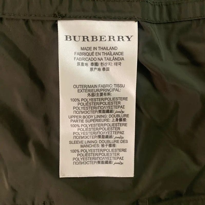 Burberry Burberry Green Polyester Women's Trench Coat Size S / US 4 / IT 40 - 7 Thumbnail