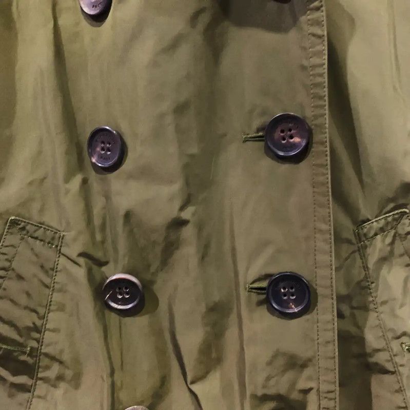 Burberry Burberry Green Polyester Women's Trench Coat Size S / US 4 / IT 40 - 6 Thumbnail