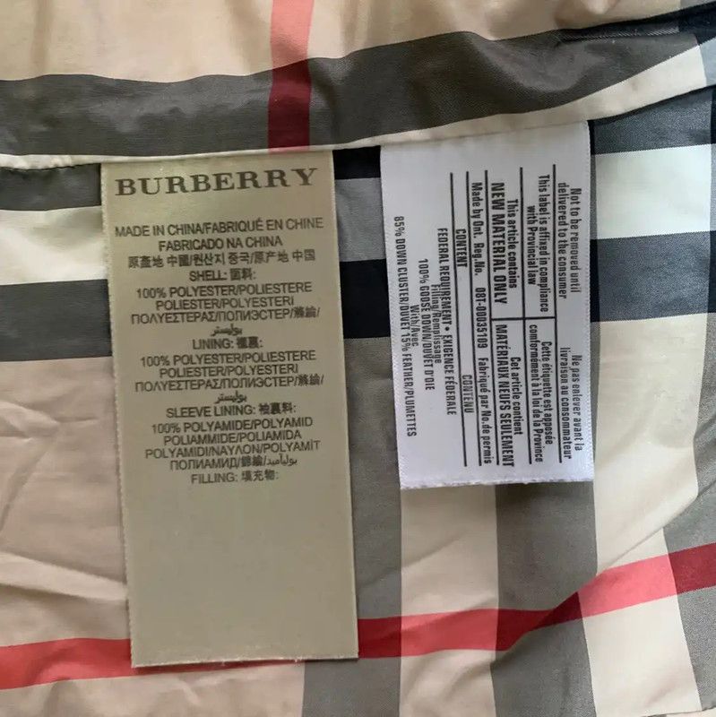 Burberry Burberry Beige Women's Down Jacket Size S Size S / US 4 / IT 40 - 7 Thumbnail