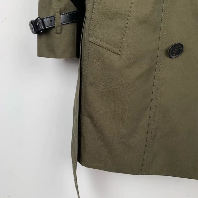 Burberry Burberry Women's S Size Dark Green Trench Coat Size S / US 4 / IT 40 - 5 Thumbnail