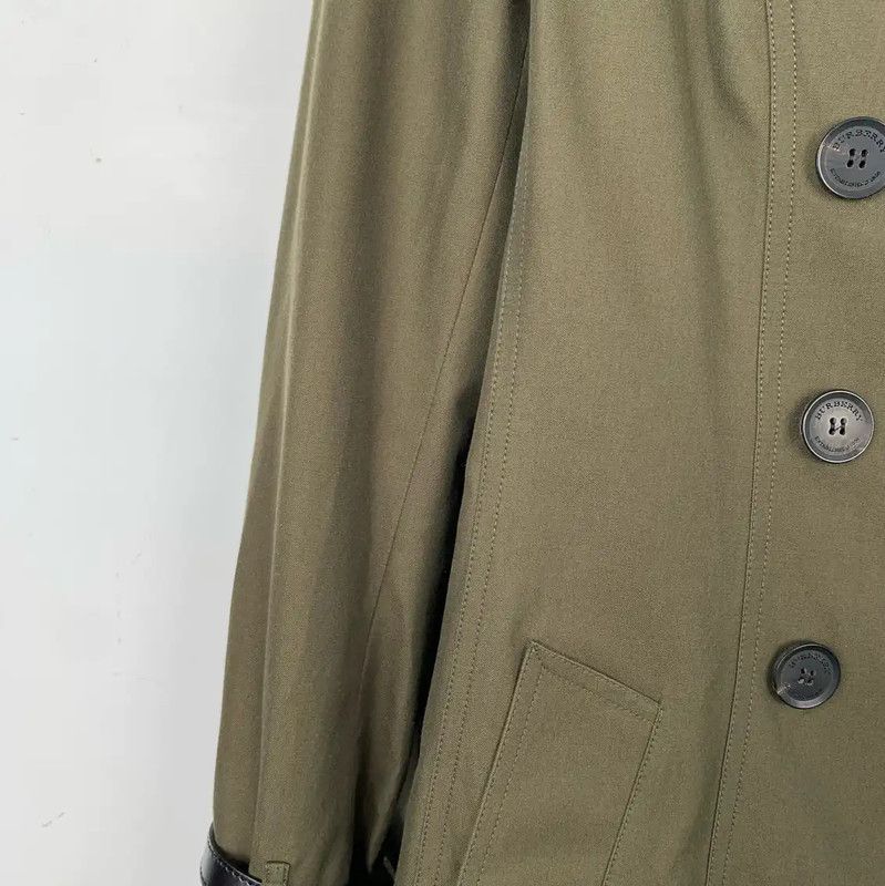 Burberry Burberry Women's S Size Dark Green Trench Coat Size S / US 4 / IT 40 - 4 Thumbnail