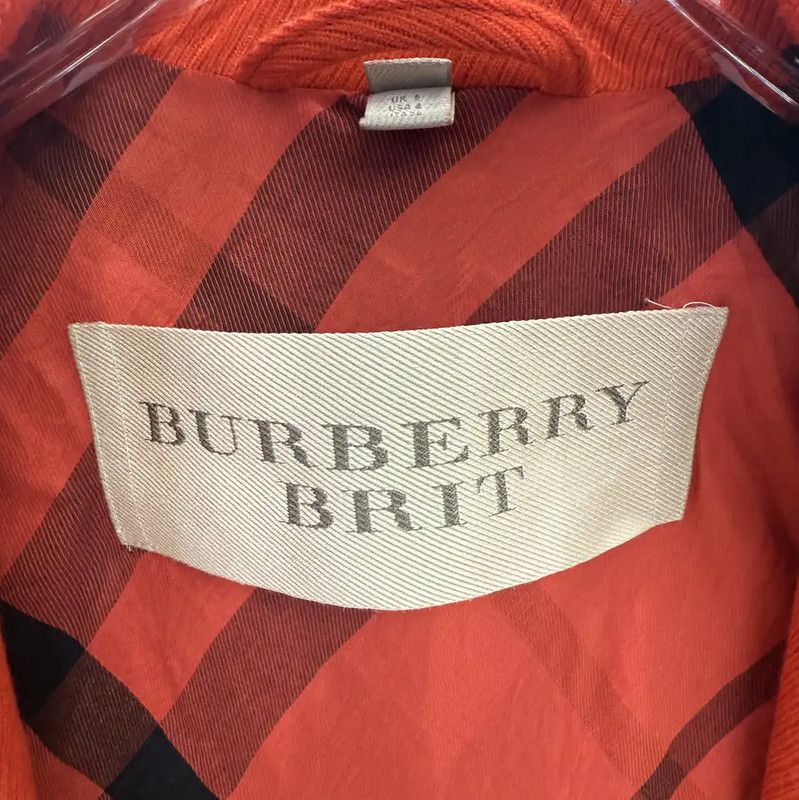 Burberry Burberry Red Wool Ladies Coat Size S Size S / US 4 / IT 40 - 5 Thumbnail