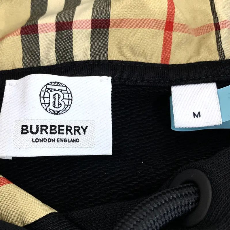 Burberry Burberry Black Cotton Women's Hoodie Size M / US 6-8 / IT 42-44 - 5 Thumbnail