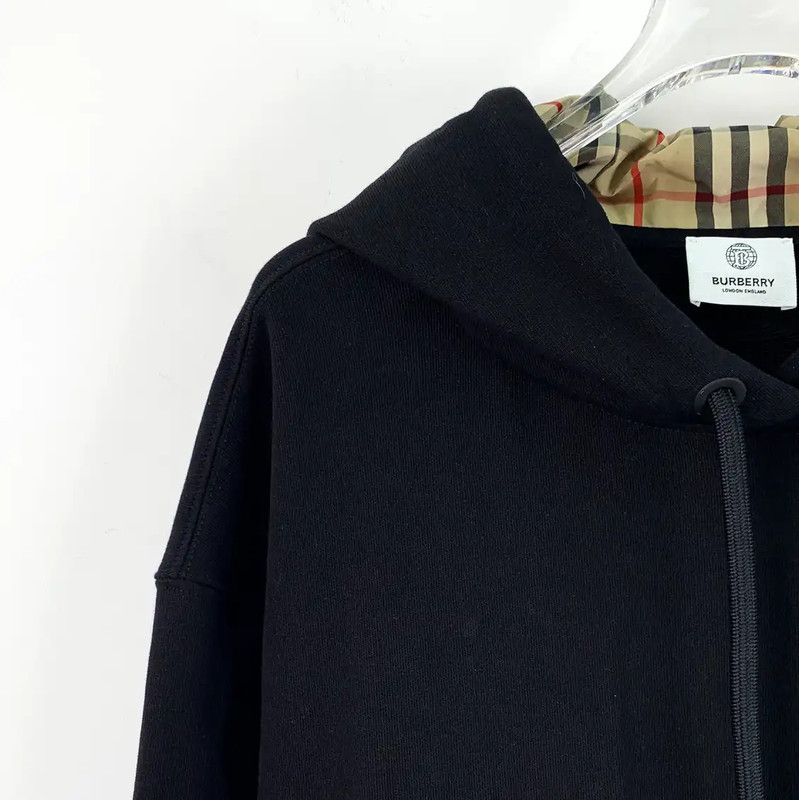 Burberry Burberry Black Cotton Women's Hoodie Size M / US 6-8 / IT 42-44 - 3 Thumbnail