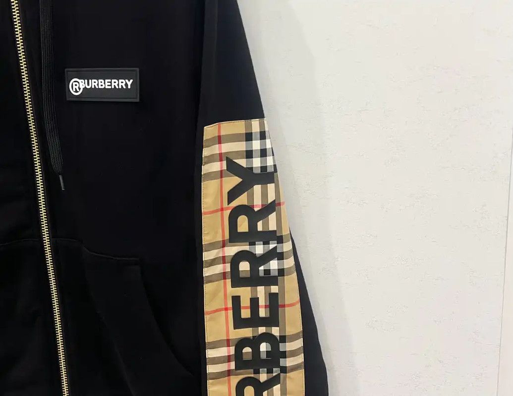 Burberry Burberry Black Cotton Women's Jacket Size XS / US 0-2 / IT 36-38 - 2 Thumbnail