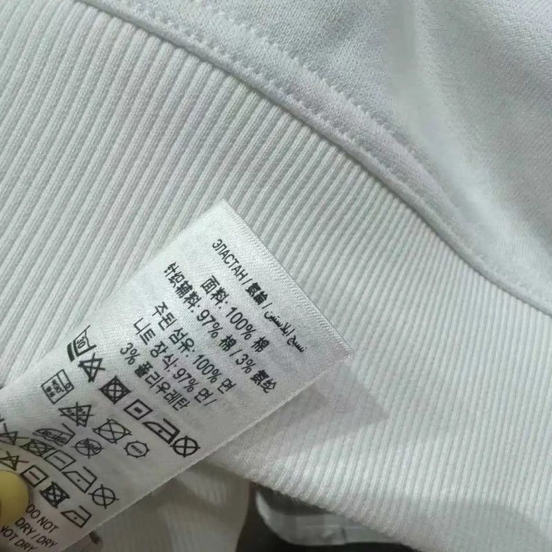 Burberry Burberry Spring Autumn White Logo Cropped Sweatshirt Size M / US 6-8 / IT 42-44 - 6 Thumbnail