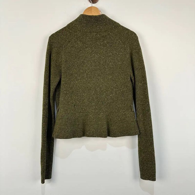Burberry Burberry Military Green Wool Knit Sweater Size M / US 6-8 / IT 42-44 - 2 Thumbnail