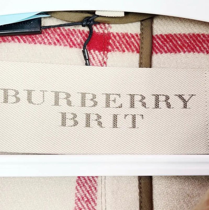 Burberry Burberry Brown Multi-Color Cotton Women's Coat Size M / US 6-8 / IT 42-44 - 3 Thumbnail
