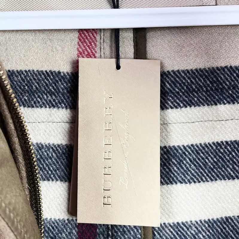 Burberry Burberry Brown Multi-Color Cotton Women's Coat Size M / US 6-8 / IT 42-44 - 6 Thumbnail