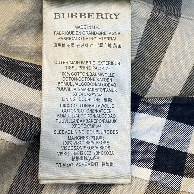 Burberry Burberry Navy Cotton Mid-Length Women's Trench Coat Size M / US 6-8 / IT 42-44 - 7 Thumbnail