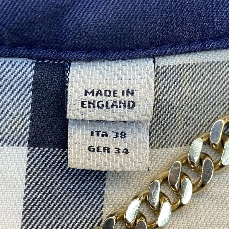 Burberry Burberry Navy Cotton Mid-Length Women's Trench Coat Size M / US 6-8 / IT 42-44 - 6 Thumbnail