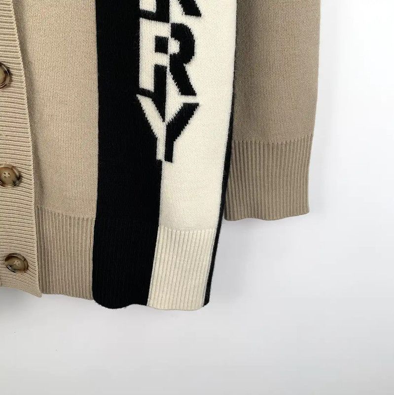 Burberry Burberry Brown Wool Women's Cardigan in Size XS Size XS / US 0-2 / IT 36-38 - 5 Thumbnail