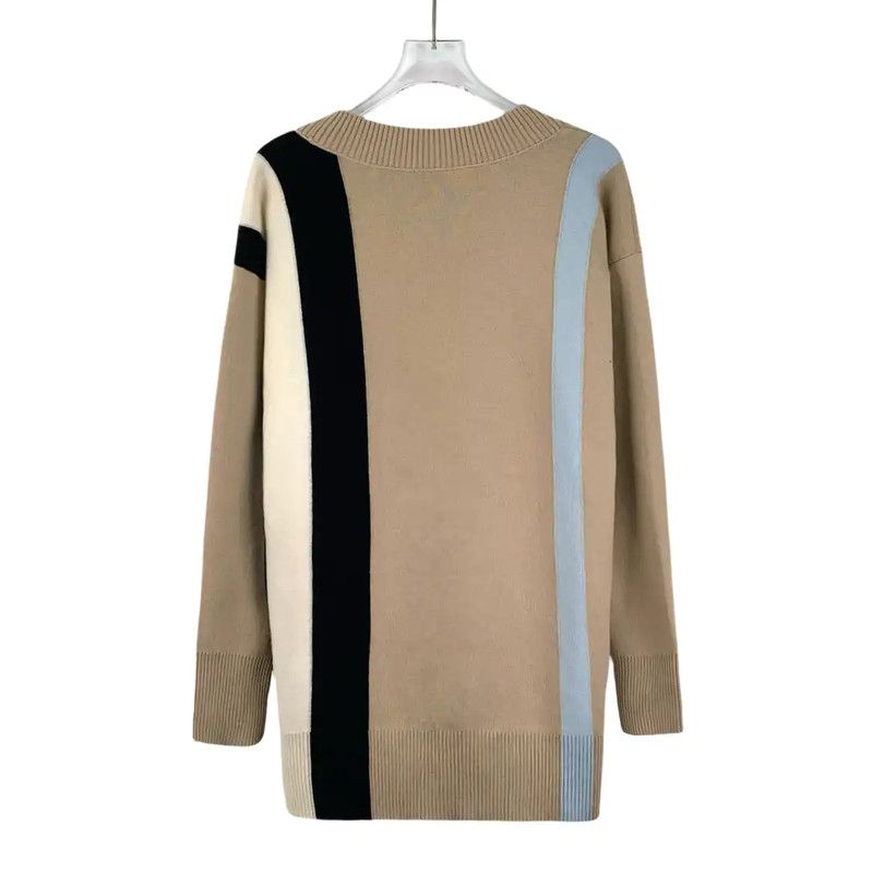 Burberry Burberry Brown Wool Women's Cardigan in Size XS Size XS / US 0-2 / IT 36-38 - 2 Thumbnail