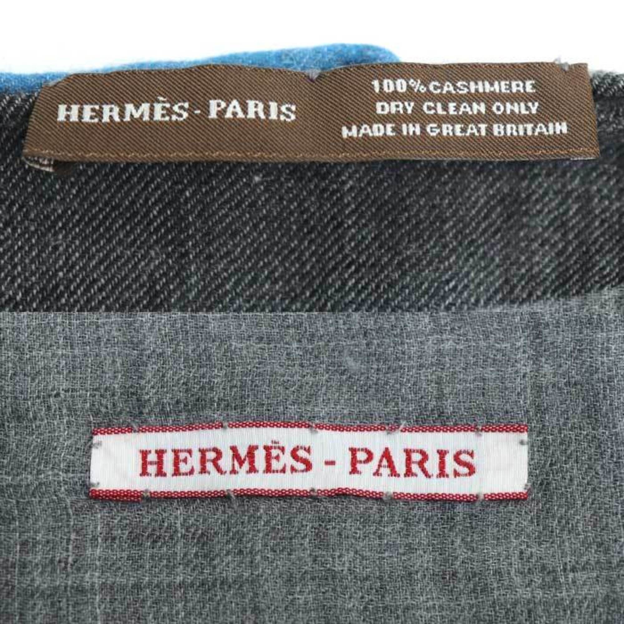 Hermes Hermes scarf grey women's Size ONE SIZE - 4 Thumbnail