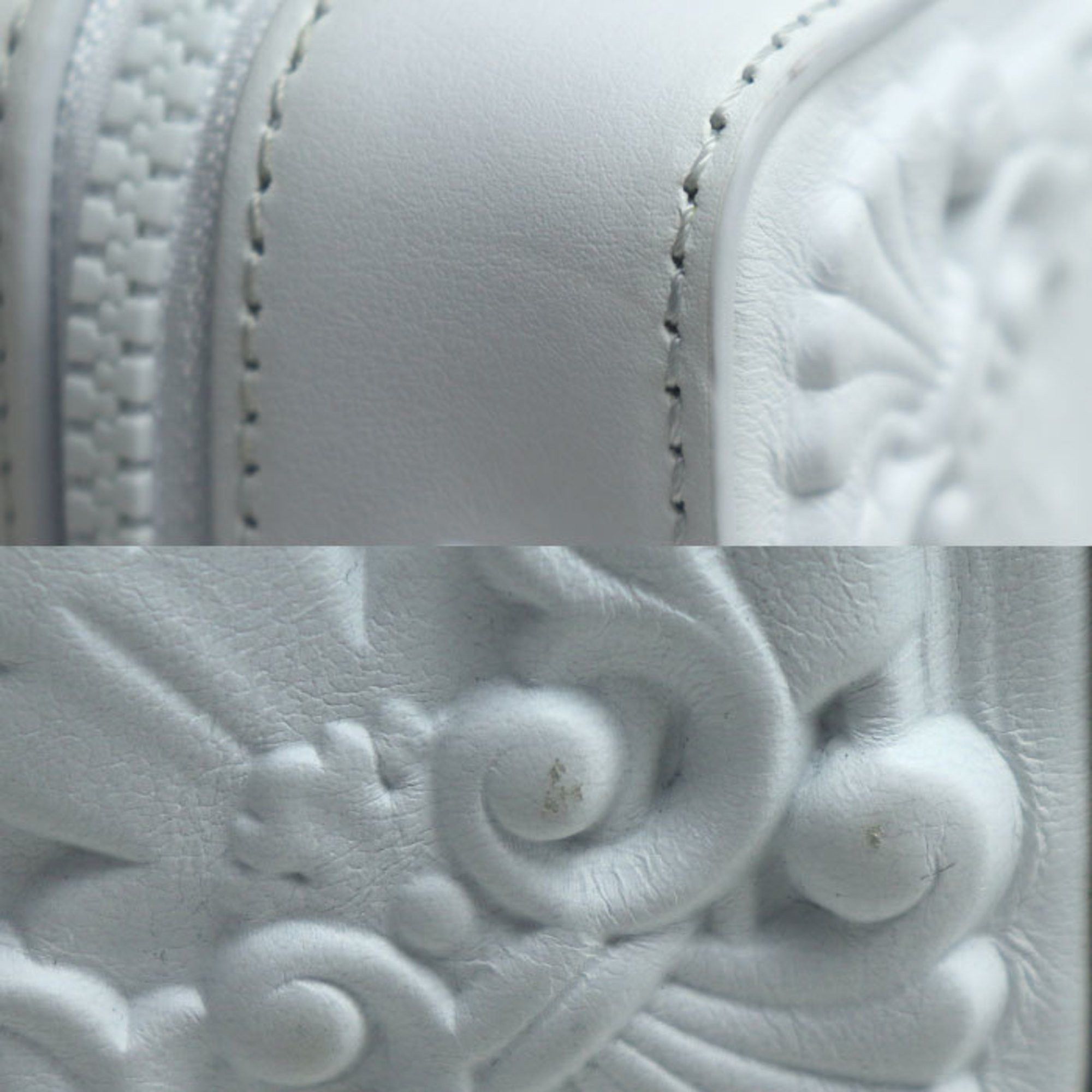 Louis Vuitton LOUIS VUITTON LV Ornament Soft Trunk Shoulder Bag White M21833 IC Unisex Size ONE SIZE - 7 Thumbnail