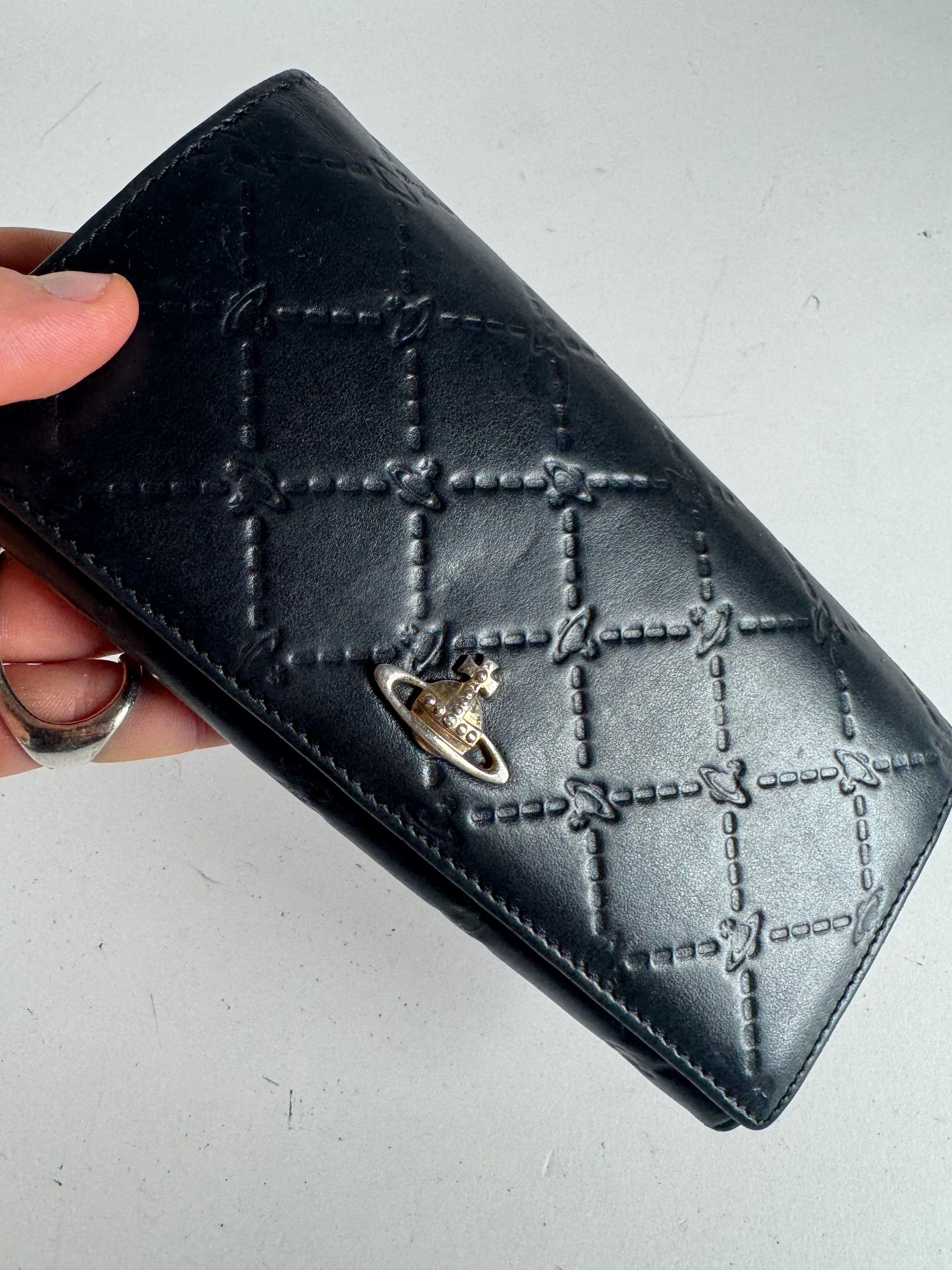 Vivienne Westwood Vintage Leather Wallet Black Size ONE SIZE - 3 Thumbnail