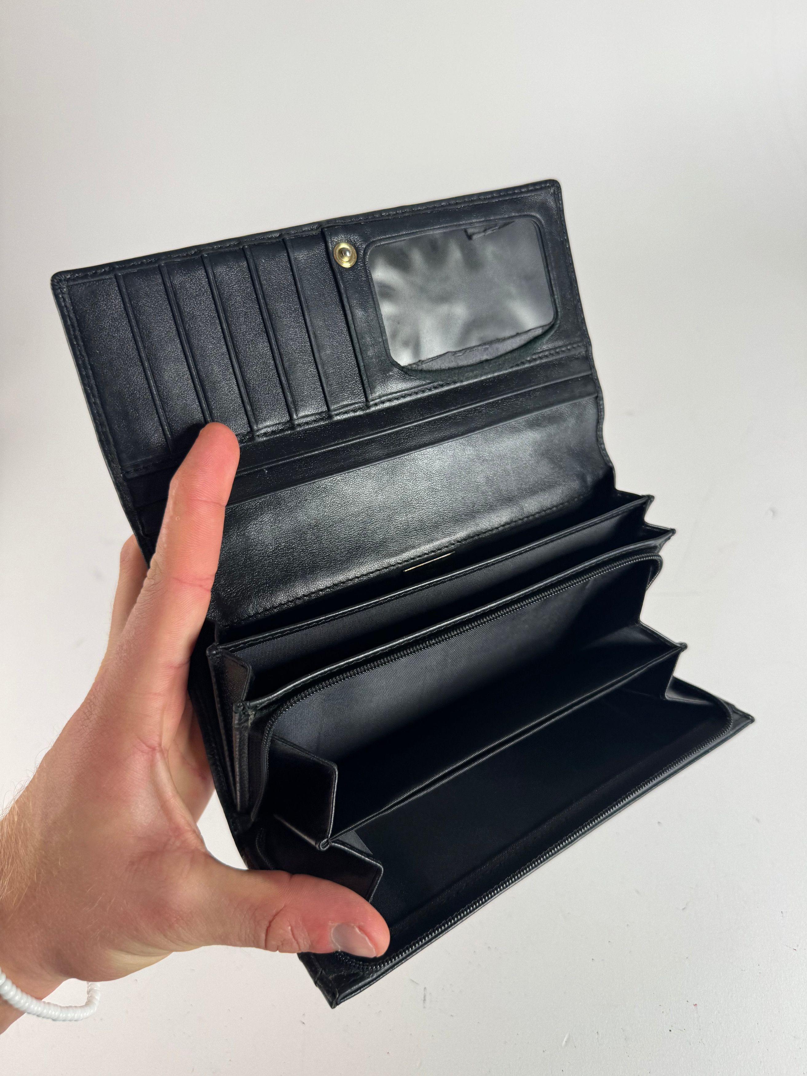 Vivienne Westwood Vintage Leather Wallet Black Size ONE SIZE - 7 Thumbnail