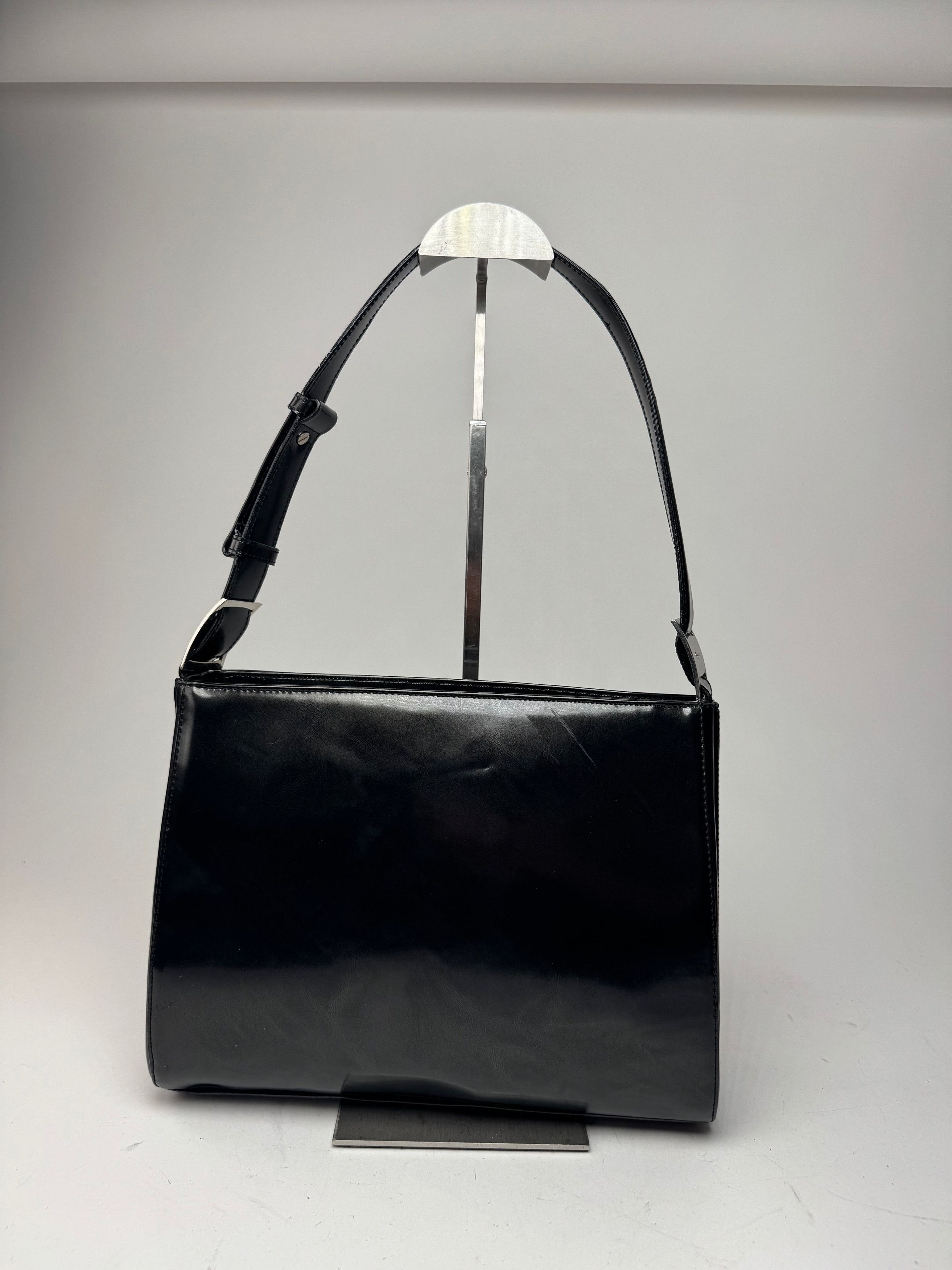 Salvatore Ferragamo Vintage Patent Leather Bag black Size ONE SIZE - 2 Thumbnail