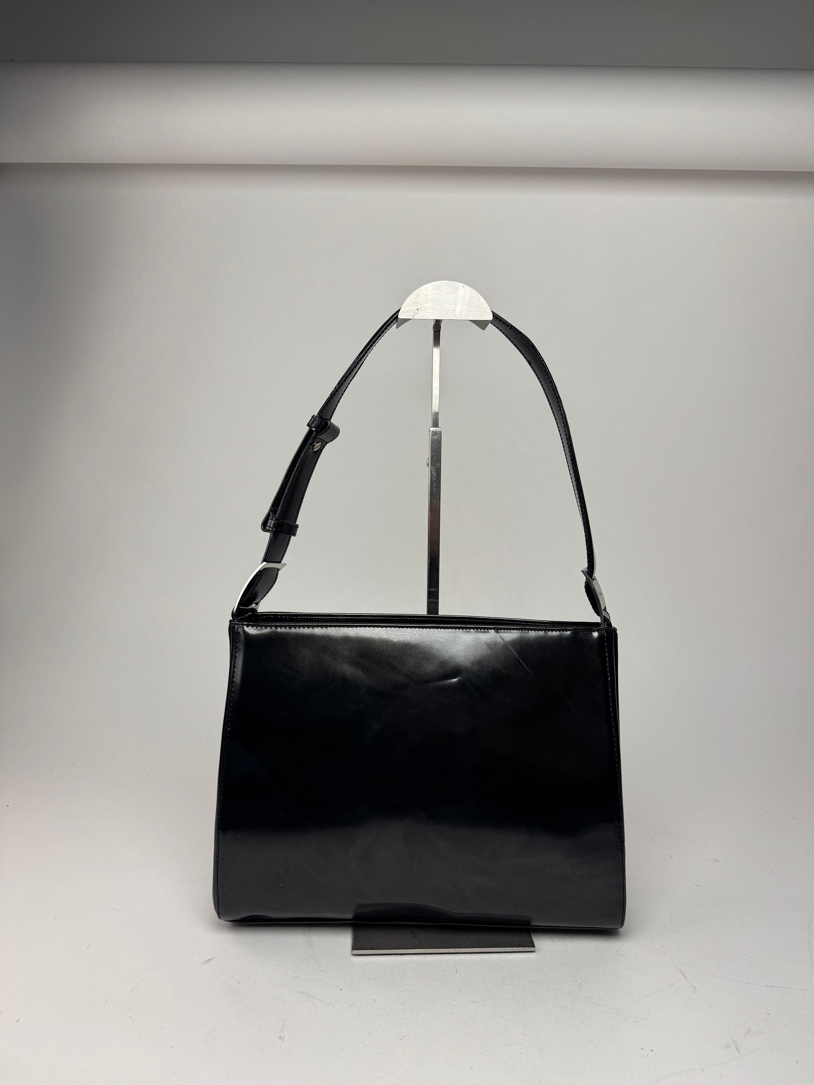 Salvatore Ferragamo Vintage Patent Leather Bag black Size ONE SIZE - 9 Thumbnail