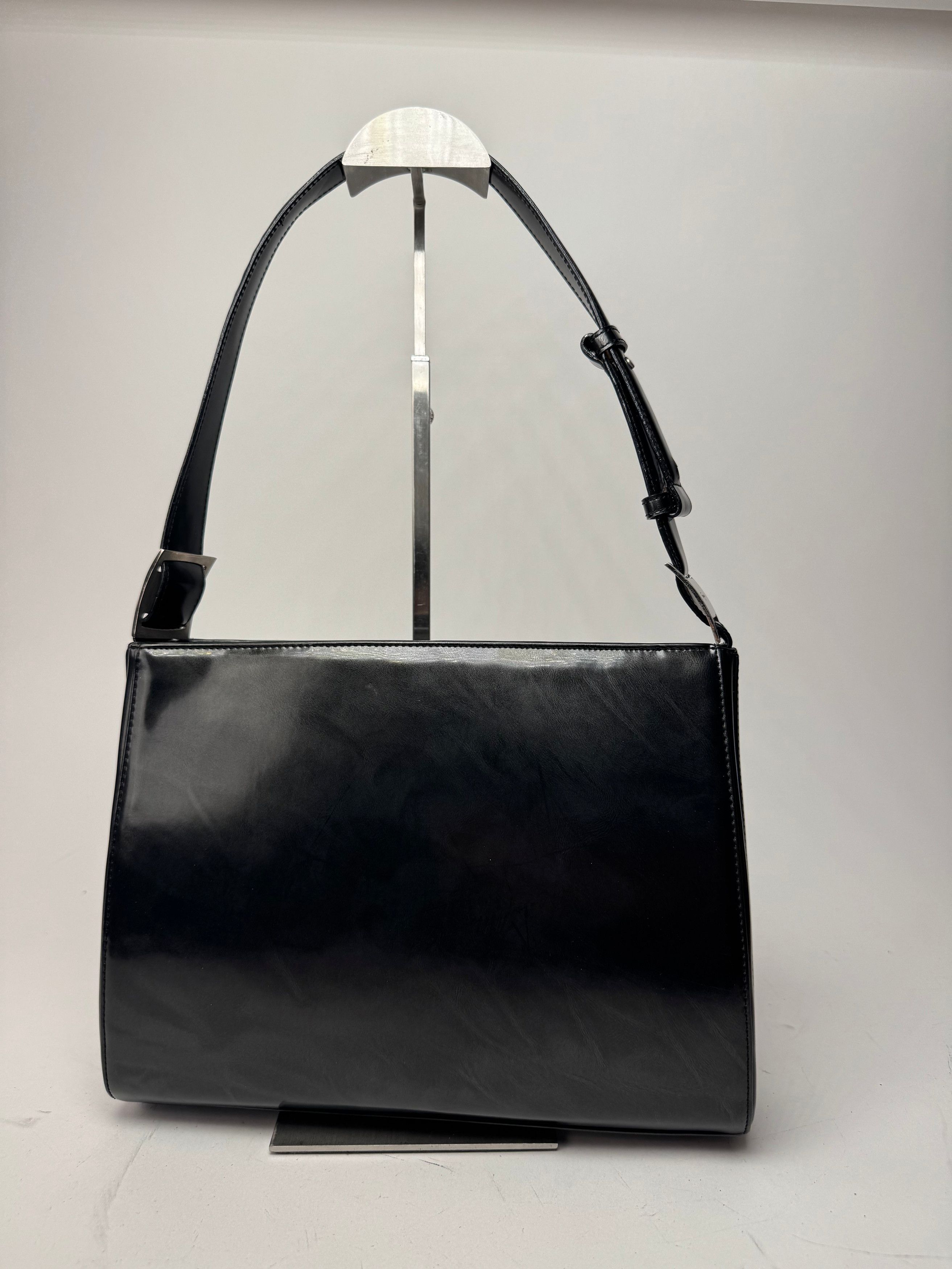 Salvatore Ferragamo Vintage Patent Leather Bag black Size ONE SIZE - 15 Thumbnail