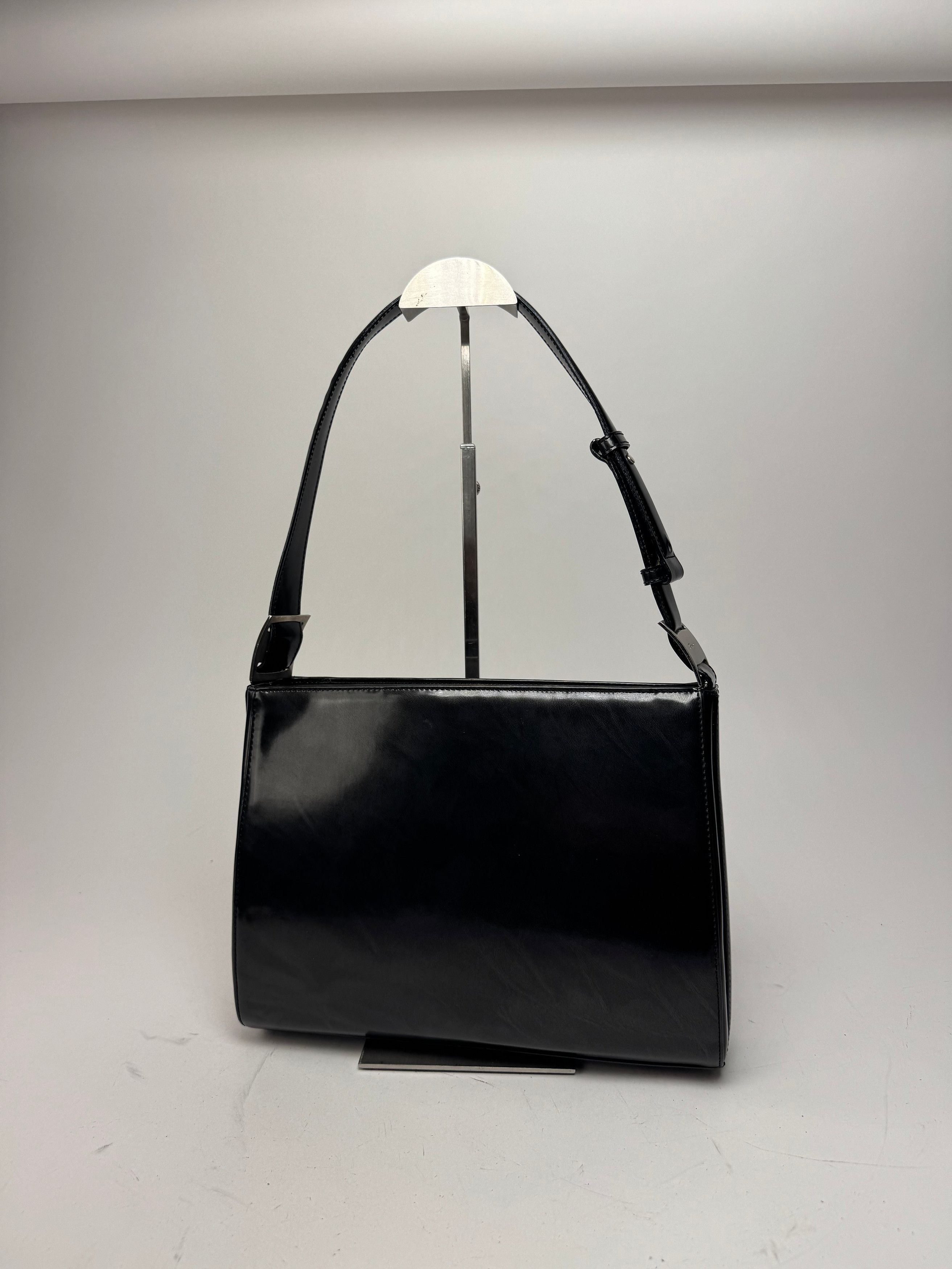 Salvatore Ferragamo Vintage Patent Leather Bag black Size ONE SIZE - 7 Thumbnail