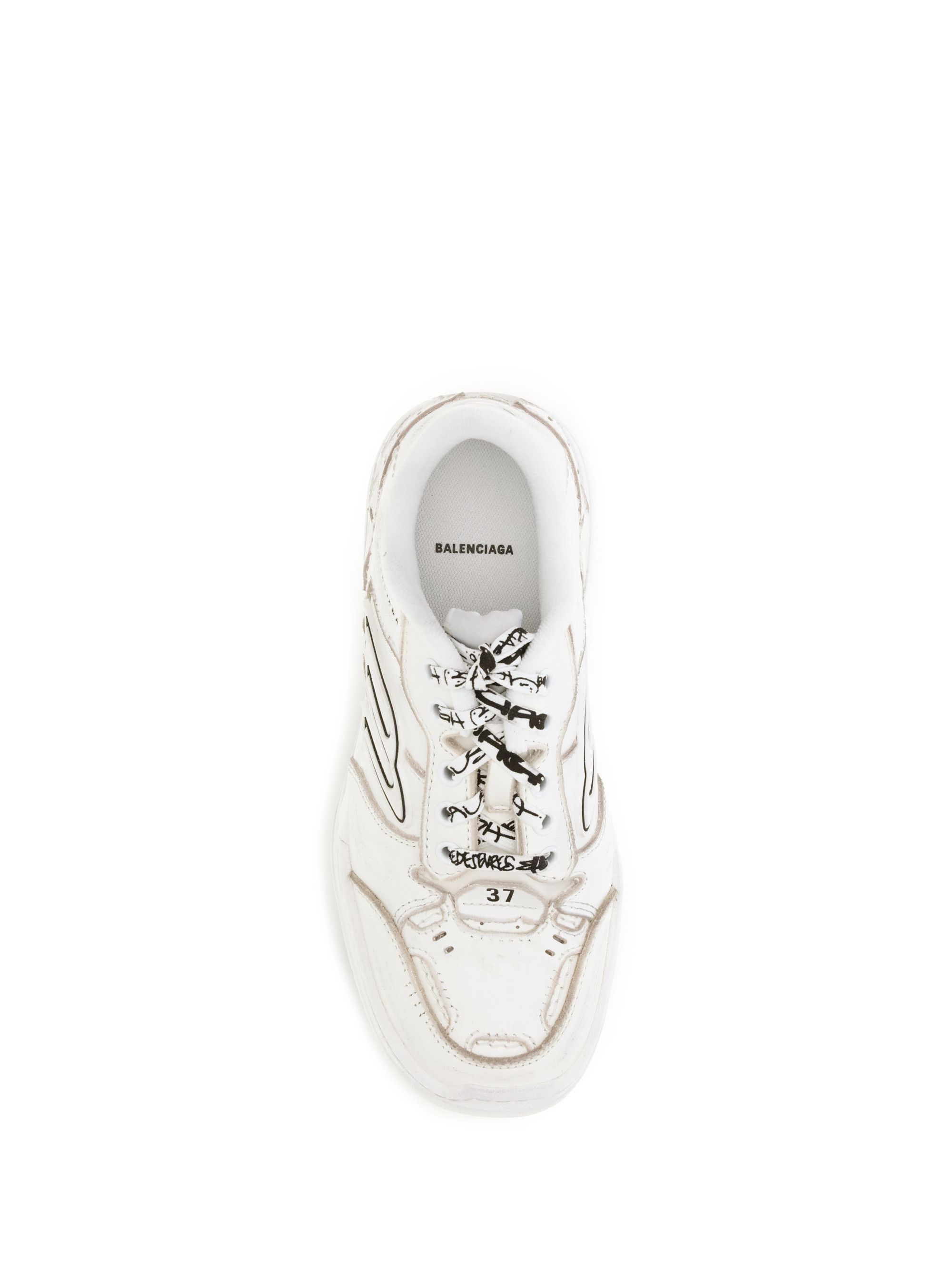 Balenciaga Hamptons Worn-out Sneakers Size US 9 / IT 39 - 4 Thumbnail