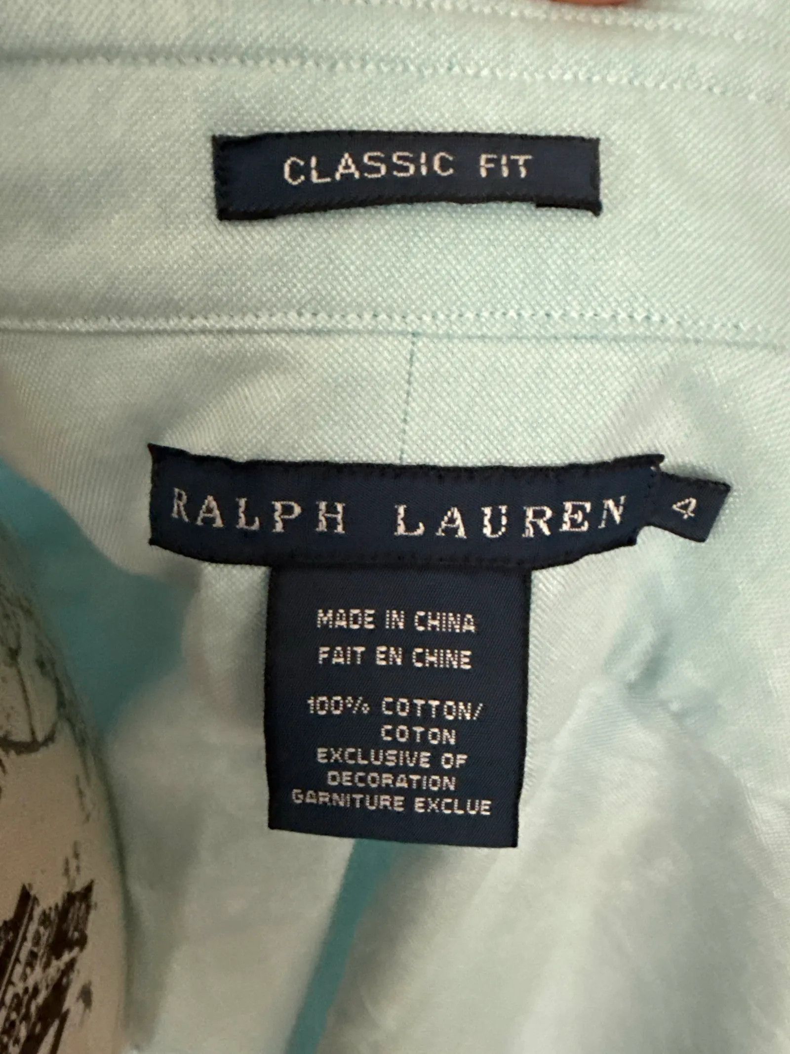 Ralph Lauren Ralph Lauren Classic Fit Shirt Size XS / US 0-2 / IT 36-38 - 2 Thumbnail