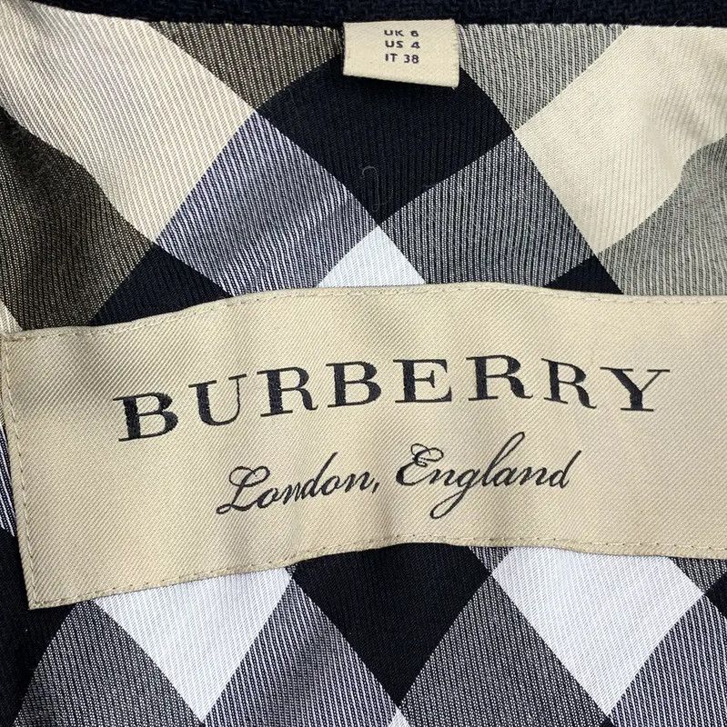 Burberry Burberry Black Wool Women's Coat Size S / US 4 / IT 40 - 5 Thumbnail